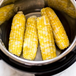 It's fast and easy to cook corn on the cob in your Instant Pot! You will love this method for cooking perfect corn every time. This healthy summer side dish recipe is perfect for BBQs or potlucks. 