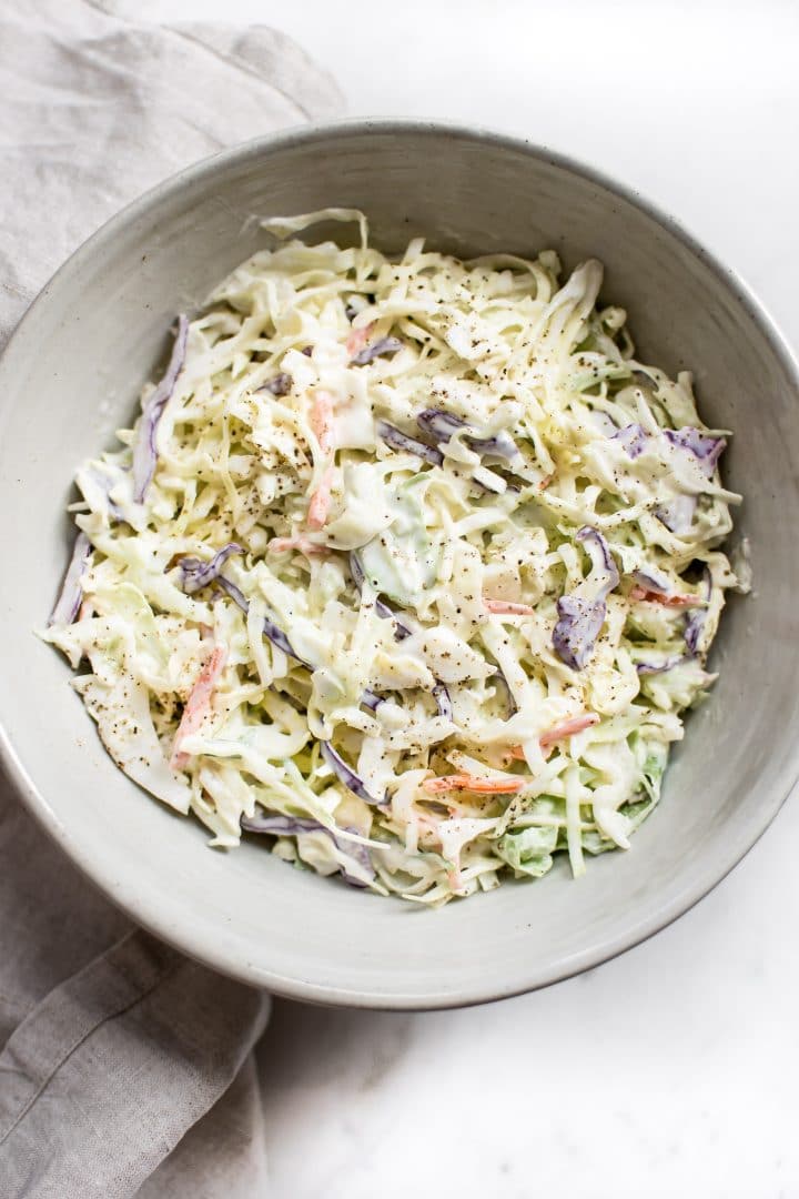 Old Fashioned Creamy Coleslaw Recipe | Besto Blog