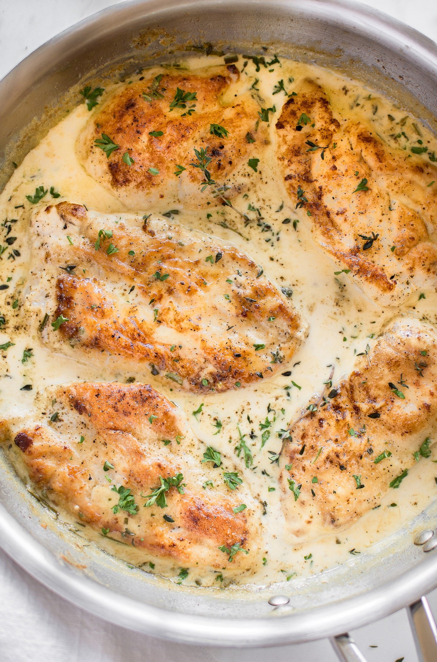 Creamy Herb Chicken Recipe • Salt & Lavender