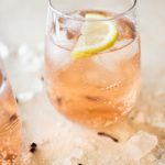 This easy, low-calorie rosé wine spritzer recipe makes the best summer drink. This blush skinny drink is made with sparkling club soda. It's perfect for girls' night or party! 