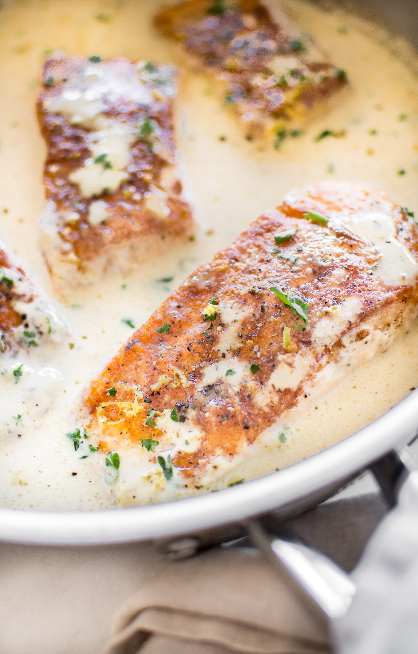 Creamy Lemon Salmon • Salt & Lavender