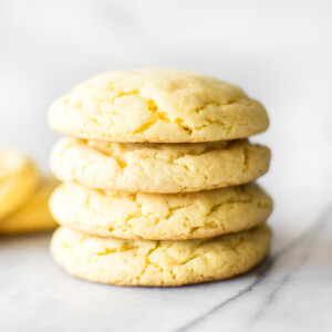 These easy lemon cake mix cookies have only 3 ingredients and are soft, chewy, and tender. Add in white chocolate chips or extra lemon zest to make these summer cookies even more awesome!