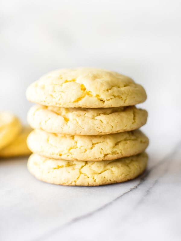 These easy lemon cake mix cookies have only 3 ingredients and are soft, chewy, and tender. Add in white chocolate chips or extra lemon zest to make these summer cookies even more awesome!
