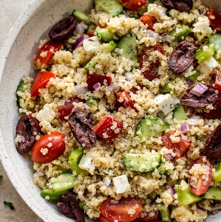 Mediterranean Quinoa Salad • Salt & Lavender