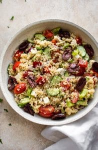 Mediterranean Quinoa Salad • Salt & Lavender