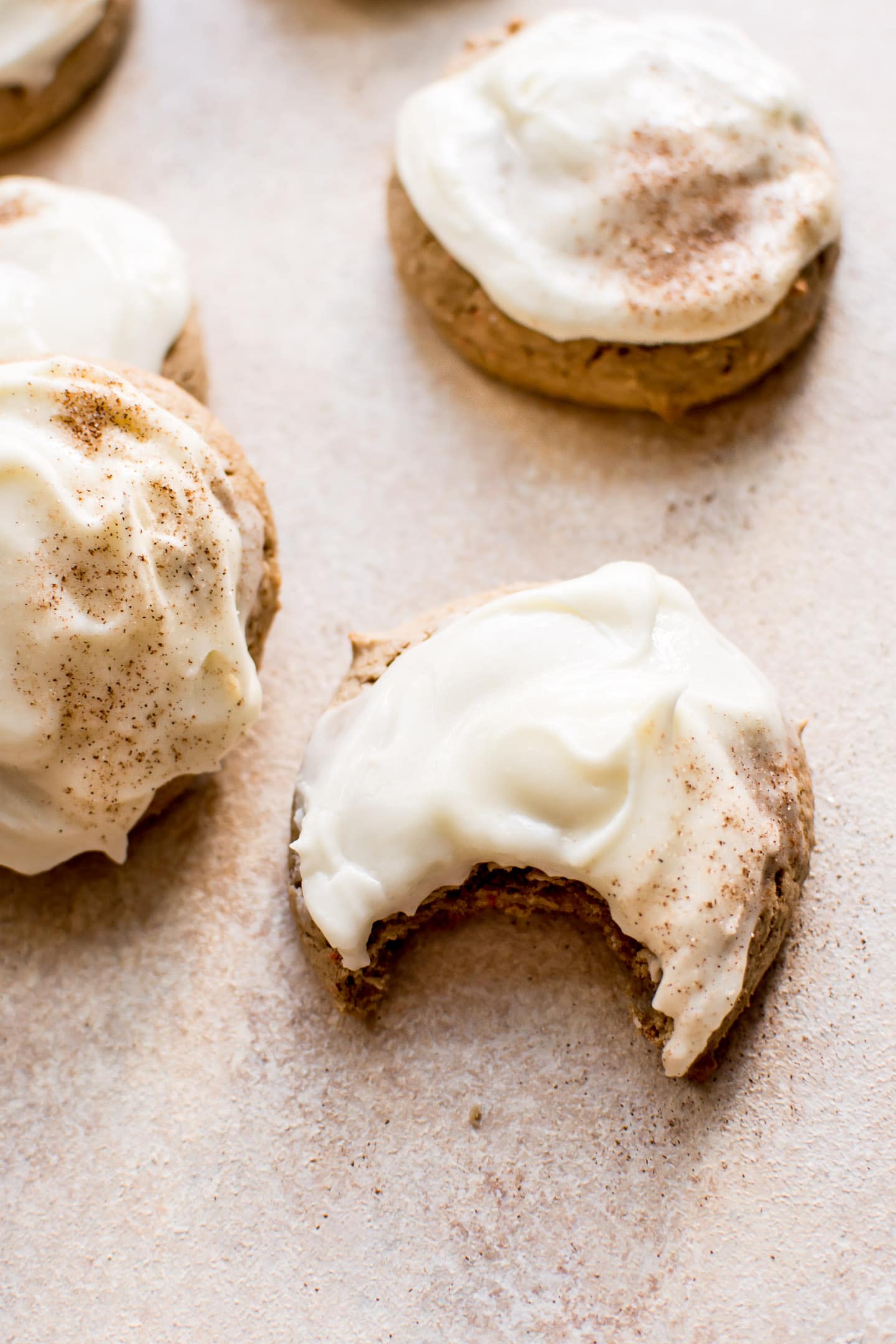 Easy Carrot Cake Cookies with Cream Cheese Frosting • Salt & Lavender
