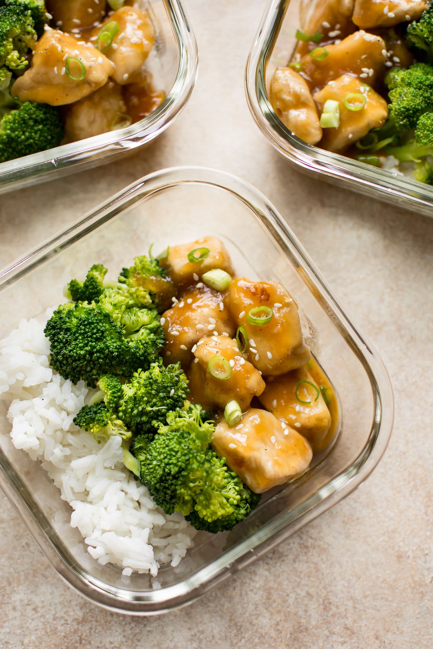 Honey Ginger Chicken Meal Prep Bowls • Salt & Lavender