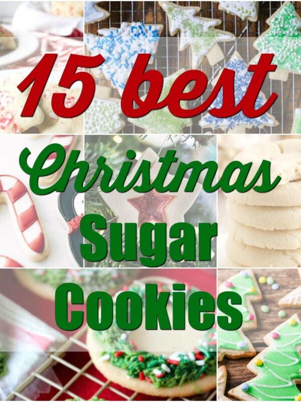 You'll love this roundup of the best soft, chewy, melt-in-your mouth Christmas sugar cookies! You'll find plenty of decorating tips (sprinkles, icing, etc.) within these 15 cookie recipes perfect for your cookie exchange.
