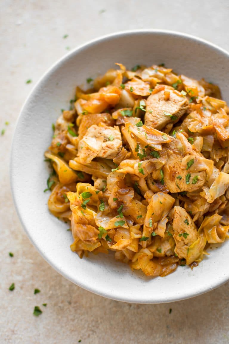 Easy Chicken and Cabbage Stir Fry • Salt & Lavender