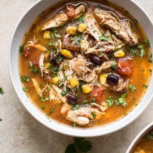 Crockpot Chipotle Chicken Soup • Salt & Lavender