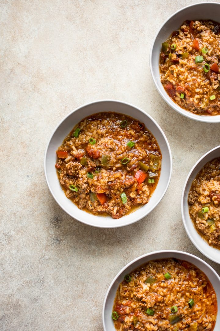 Instant Pot Stuffed Pepper Soup • Salt & Lavender