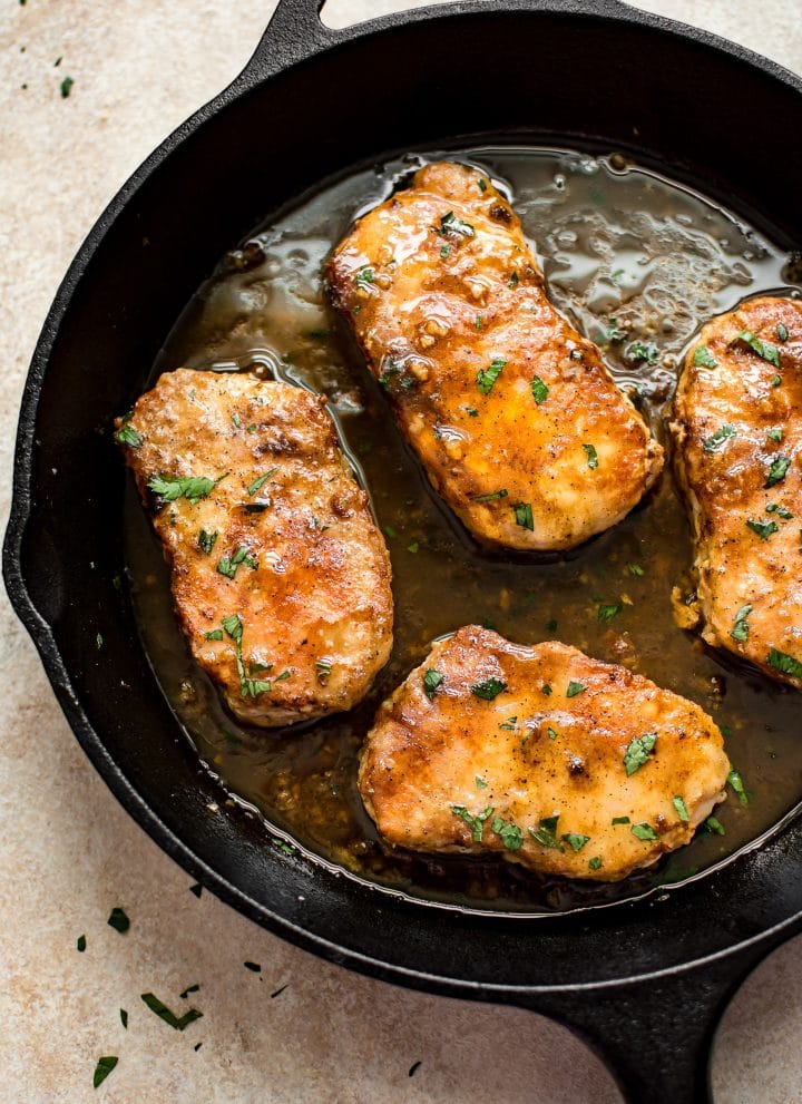 These honey soy pork chops are quick and simple to make. An easy weeknight dinner that's sure to become a family favorite dinner recipe.