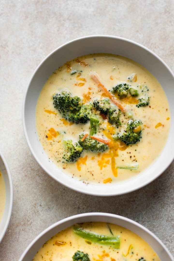 Easy Broccoli Cheddar Soup Recipe • Salt & Lavender