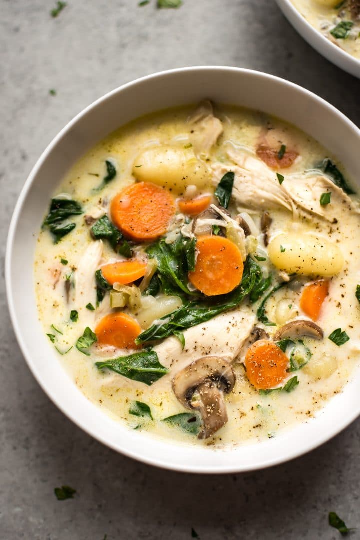 Easy Chicken Gnocchi Soup Salt Lavender