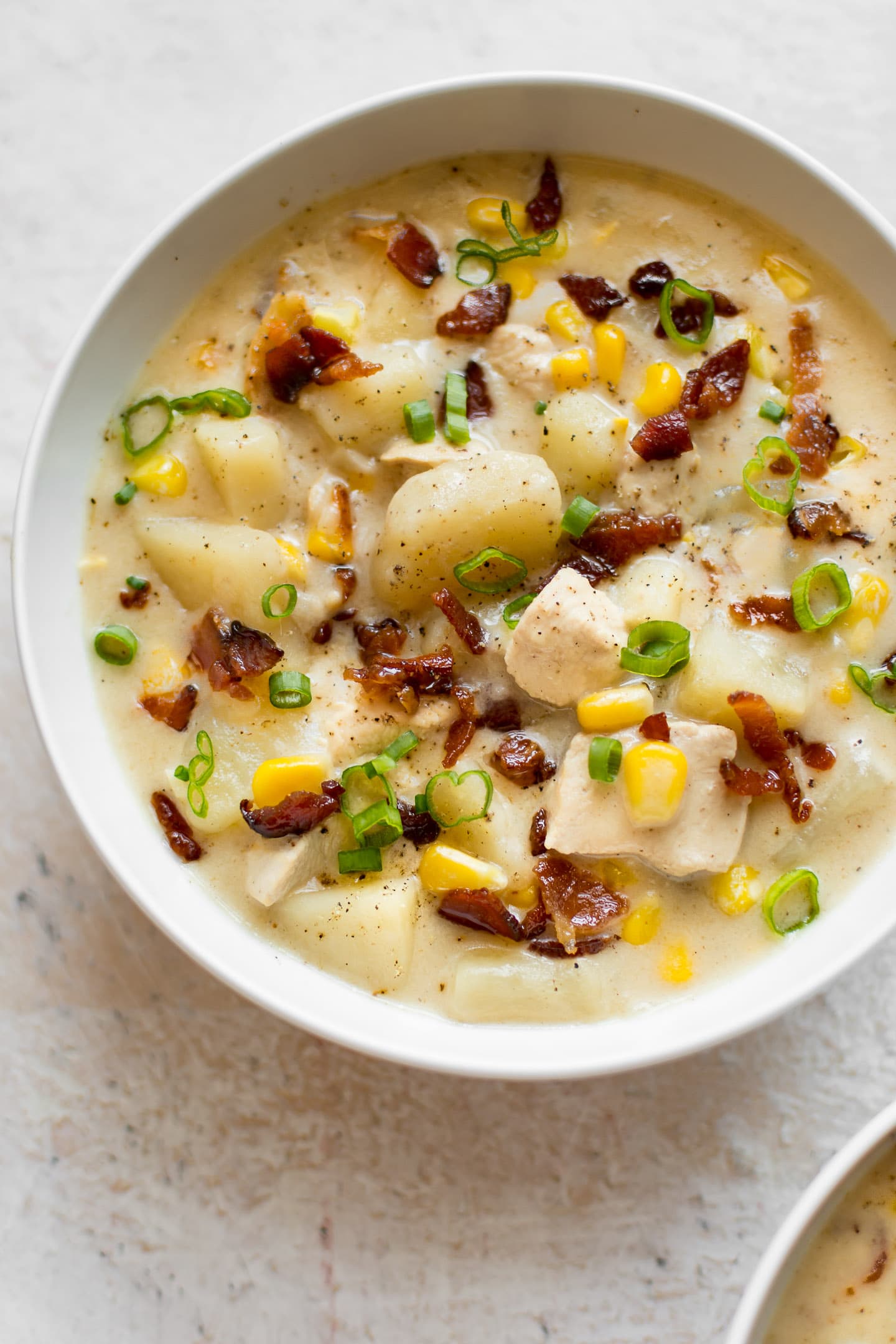 Easy Chicken and Corn Chowder • Salt & Lavender