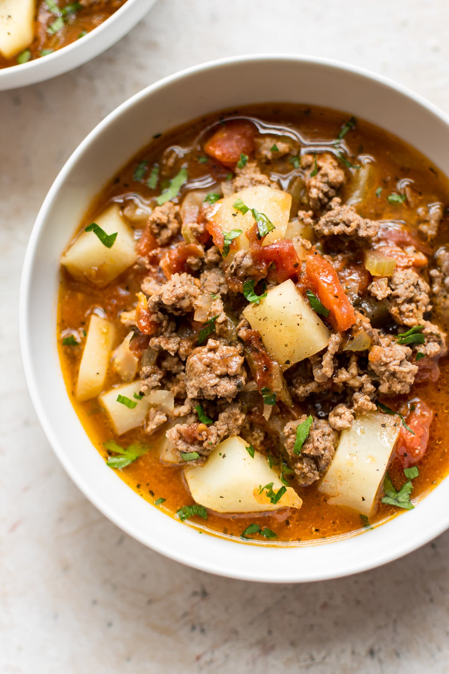 Easy Hamburger Soup Salt Lavender