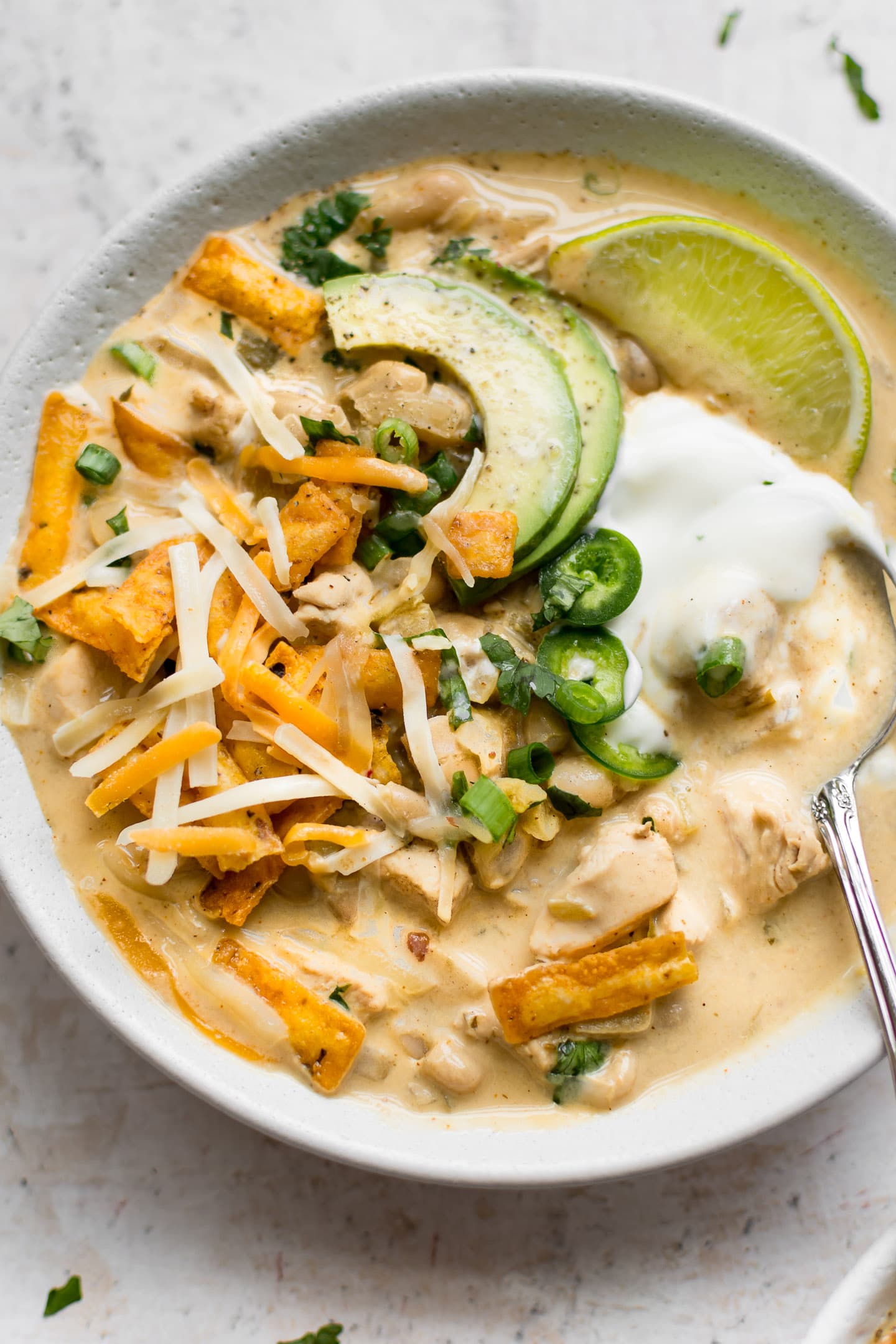 Creamy White Chicken Chili • Salt & Lavender