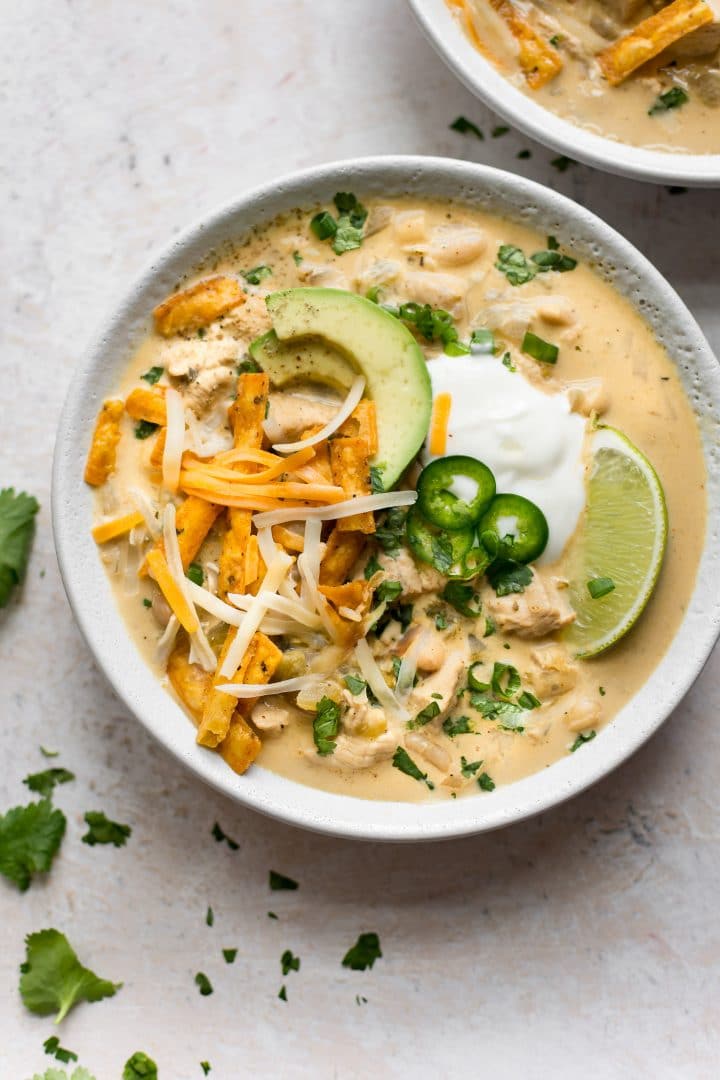 Creamy White Chicken Chili • Salt & Lavender