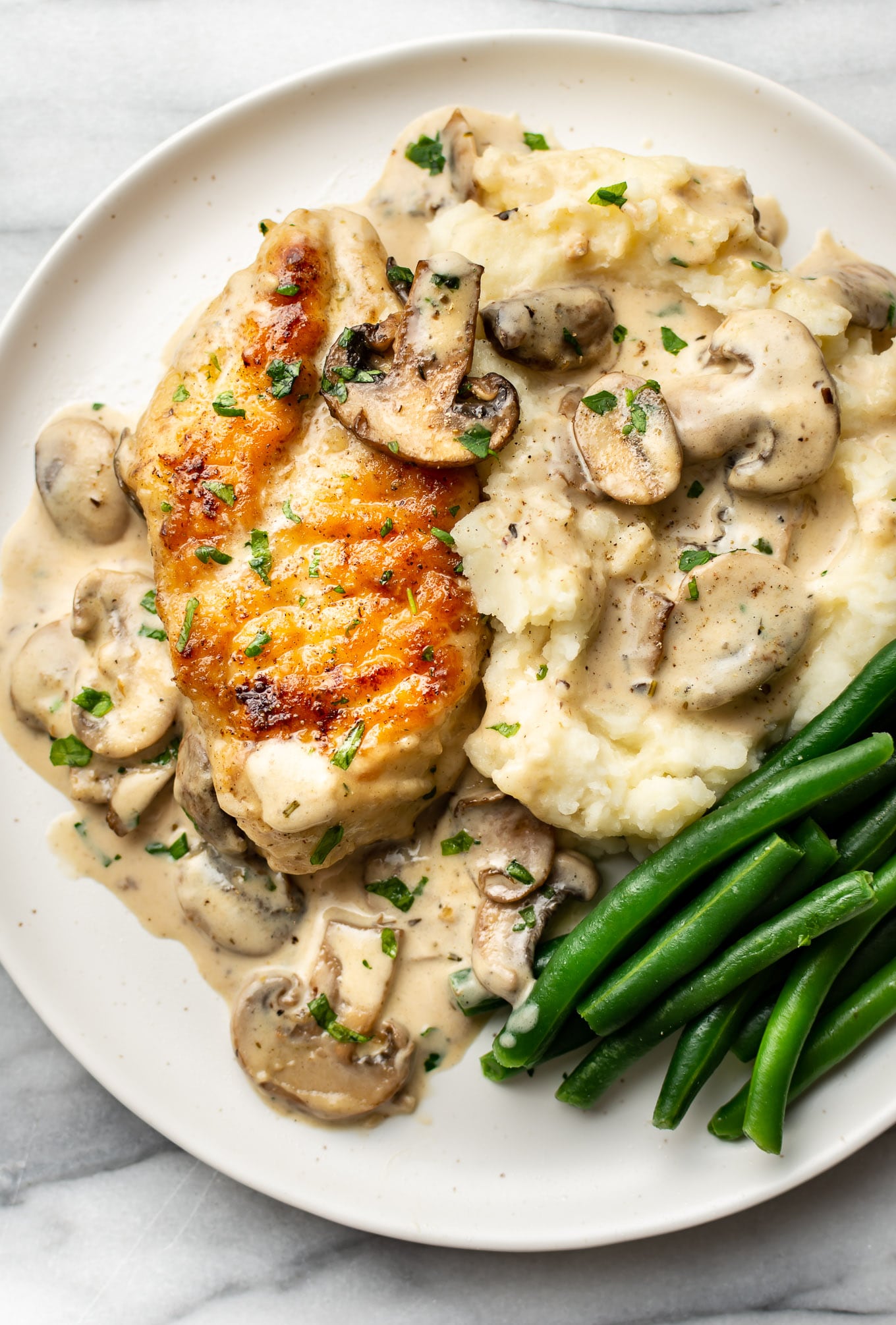 Creamy Mushroom Chicken • Salt & Lavender