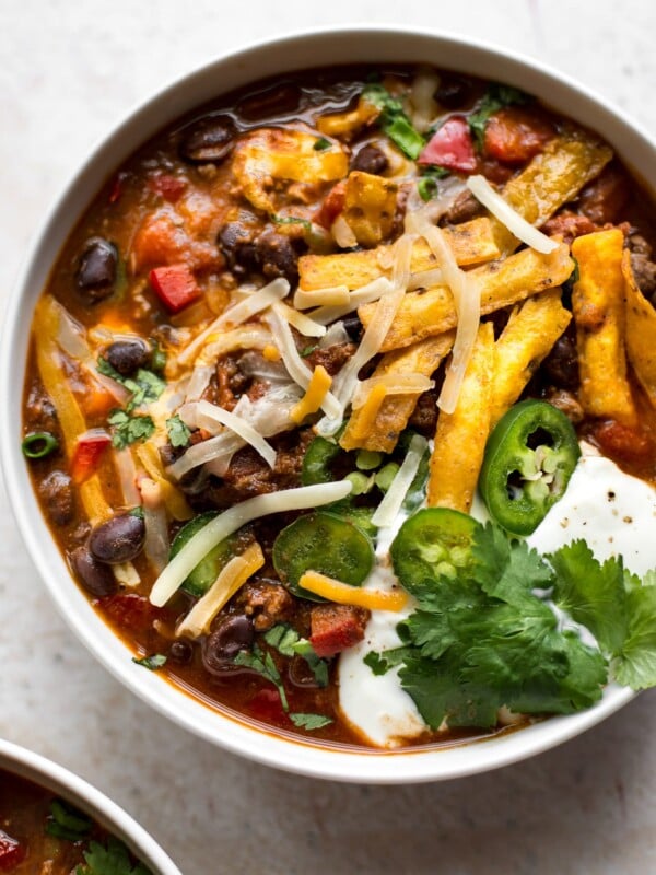 This beef and black bean chili recipe is quick, easy, and the whole family will love it. 