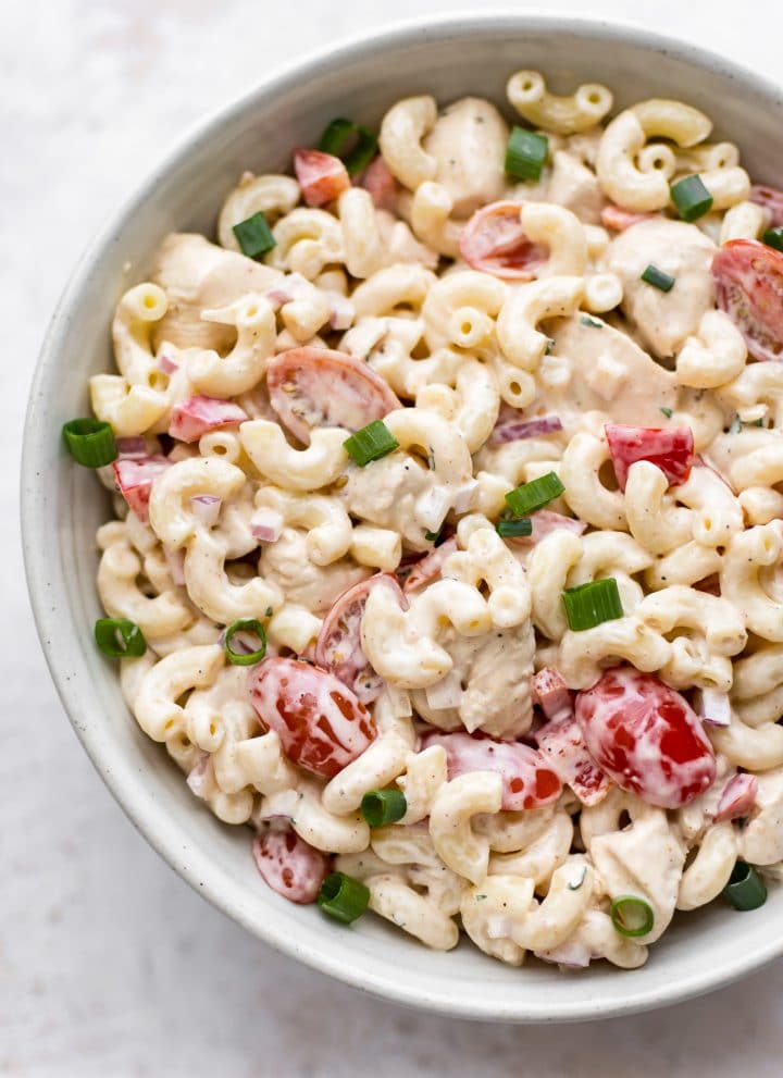 This delicious Cajun pasta salad makes the perfect summer meal! It's made with Tony Chachere's Creole Seasoning and Tony's Chicken Marinade.
