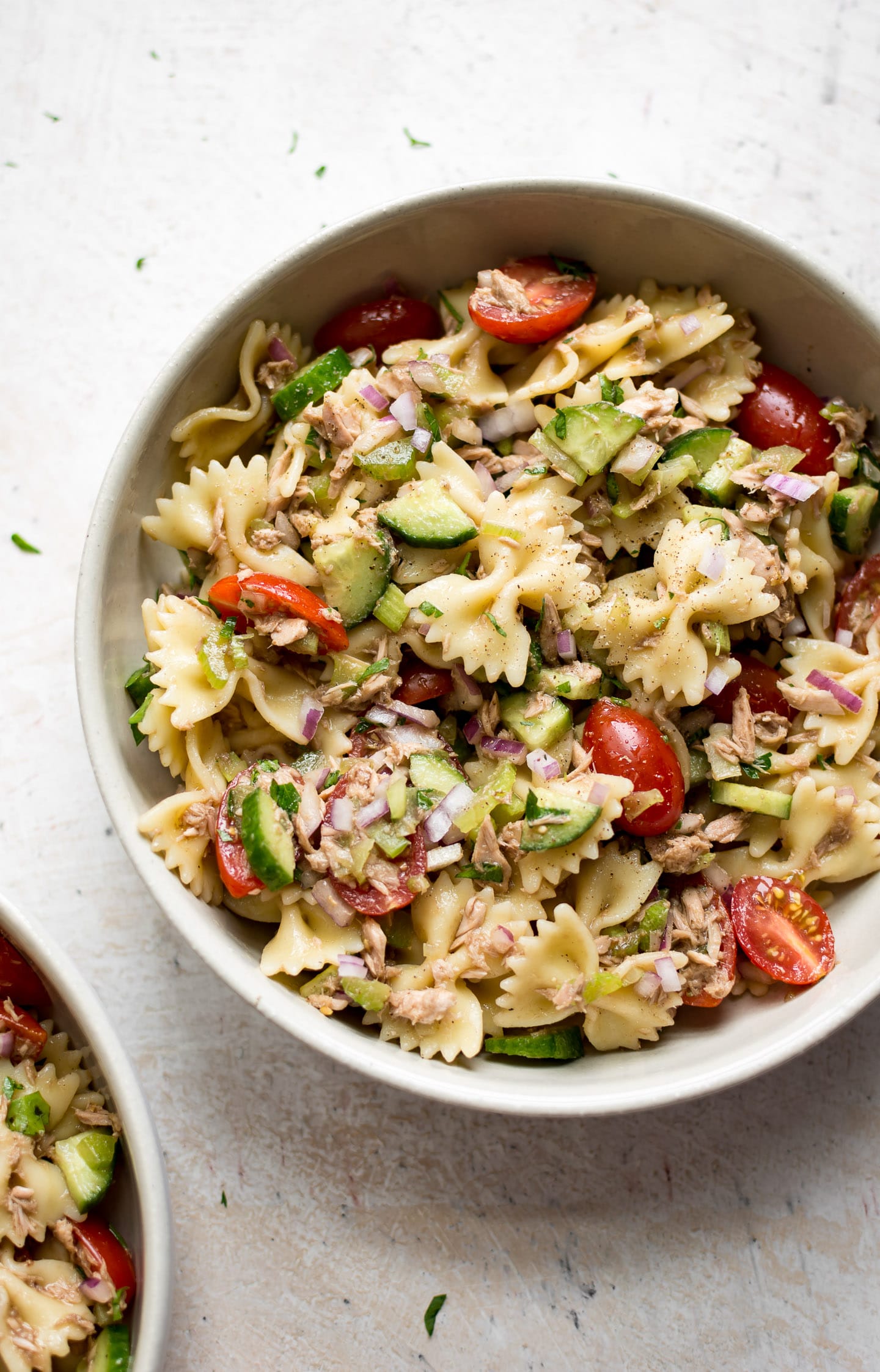 Healthy Tuna Pasta Salad • Salt & Lavender