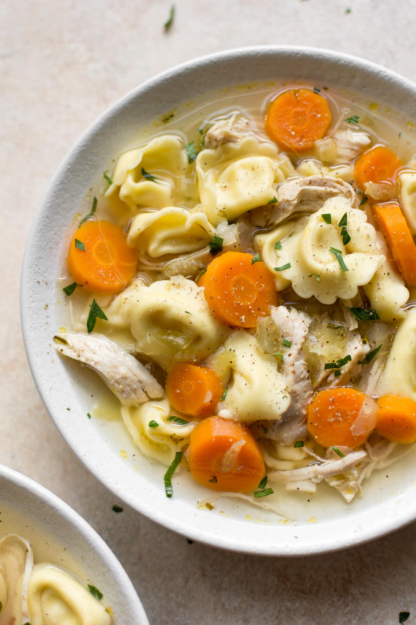 Instant Pot Chicken Tortellini Soup