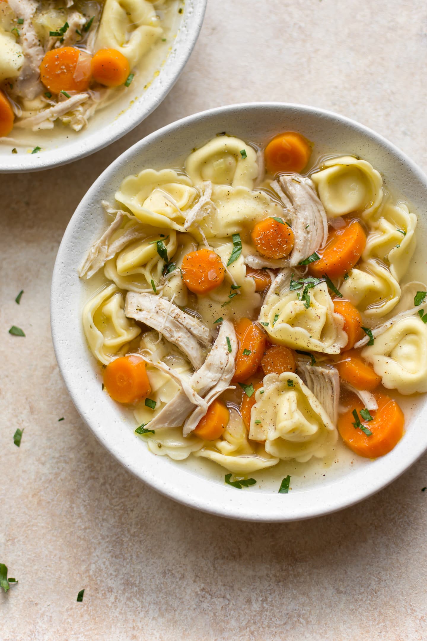 Instant Pot Chicken Tortellini Soup • Salt & Lavender