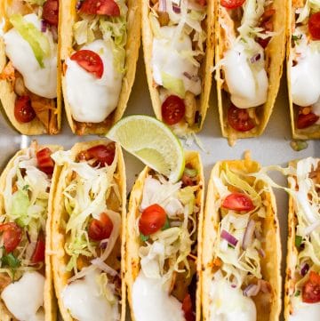 10 oven baked chicken tacos
