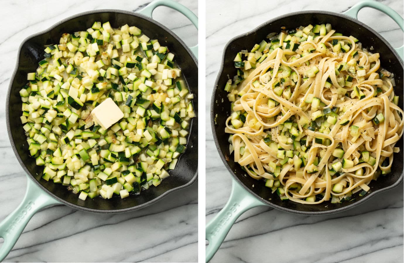 Simple Fresh Zucchini Pasta Sauce • Salt & Lavender