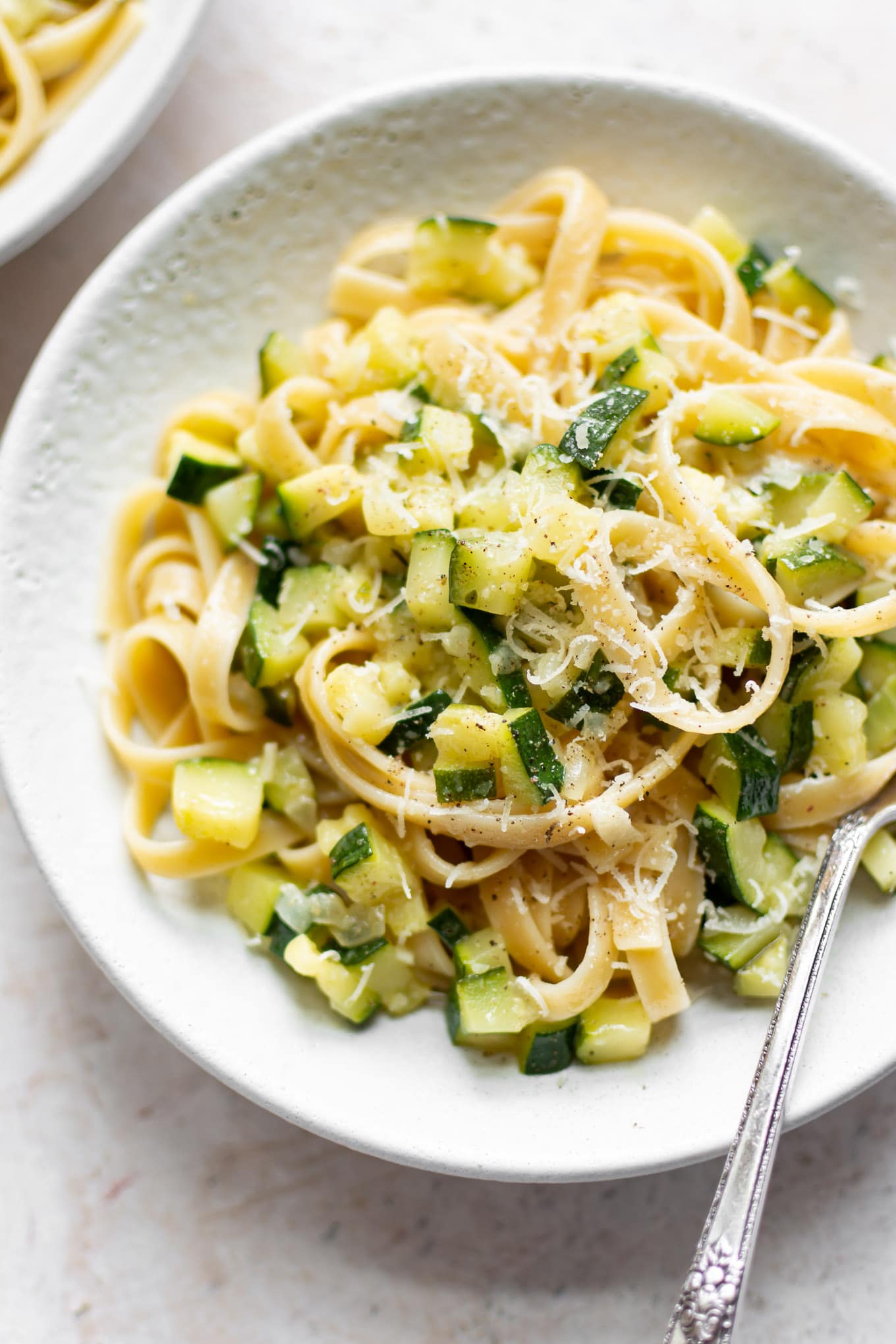 Simple Fresh Zucchini Pasta Sauce.