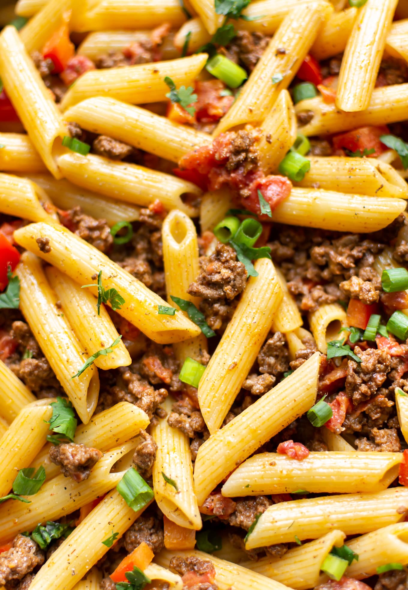 Easy Cheesy Taco Pasta • Salt & Lavender