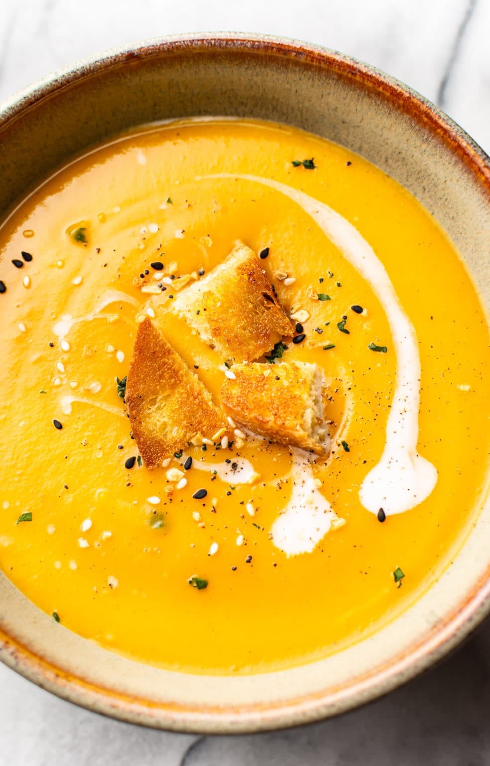 Simple Butternut Squash Soup • Salt & Lavender