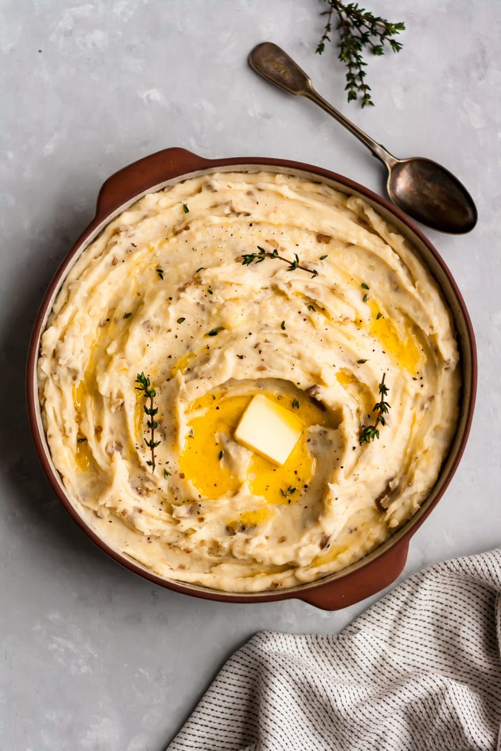 best creamy garlic slow cooker mashed potatoes