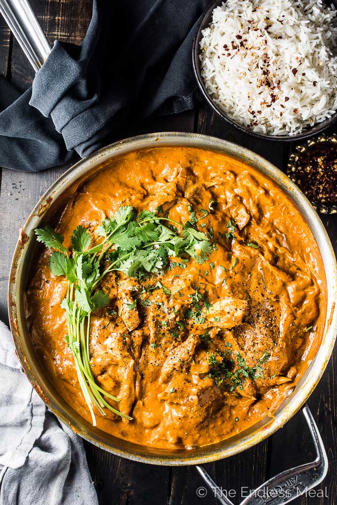 butter turkey curry in a bowl