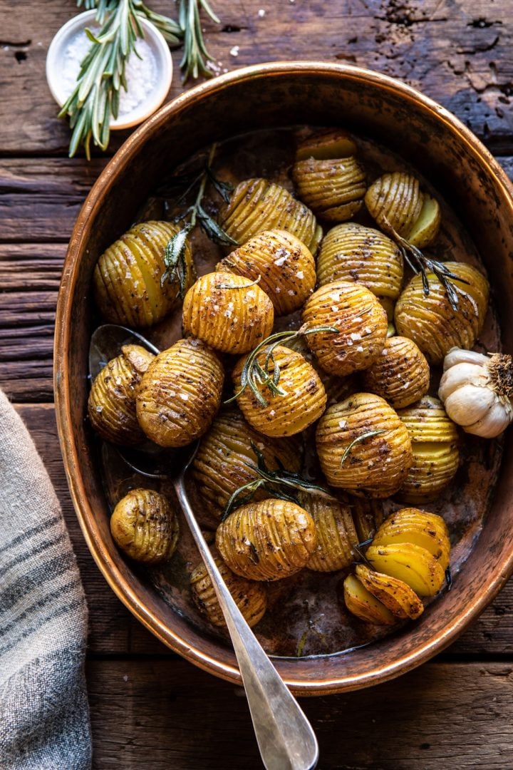 hasselback roasted potatoes