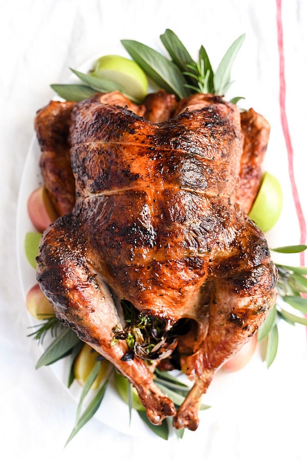 herb butter rotisserie turkey photo