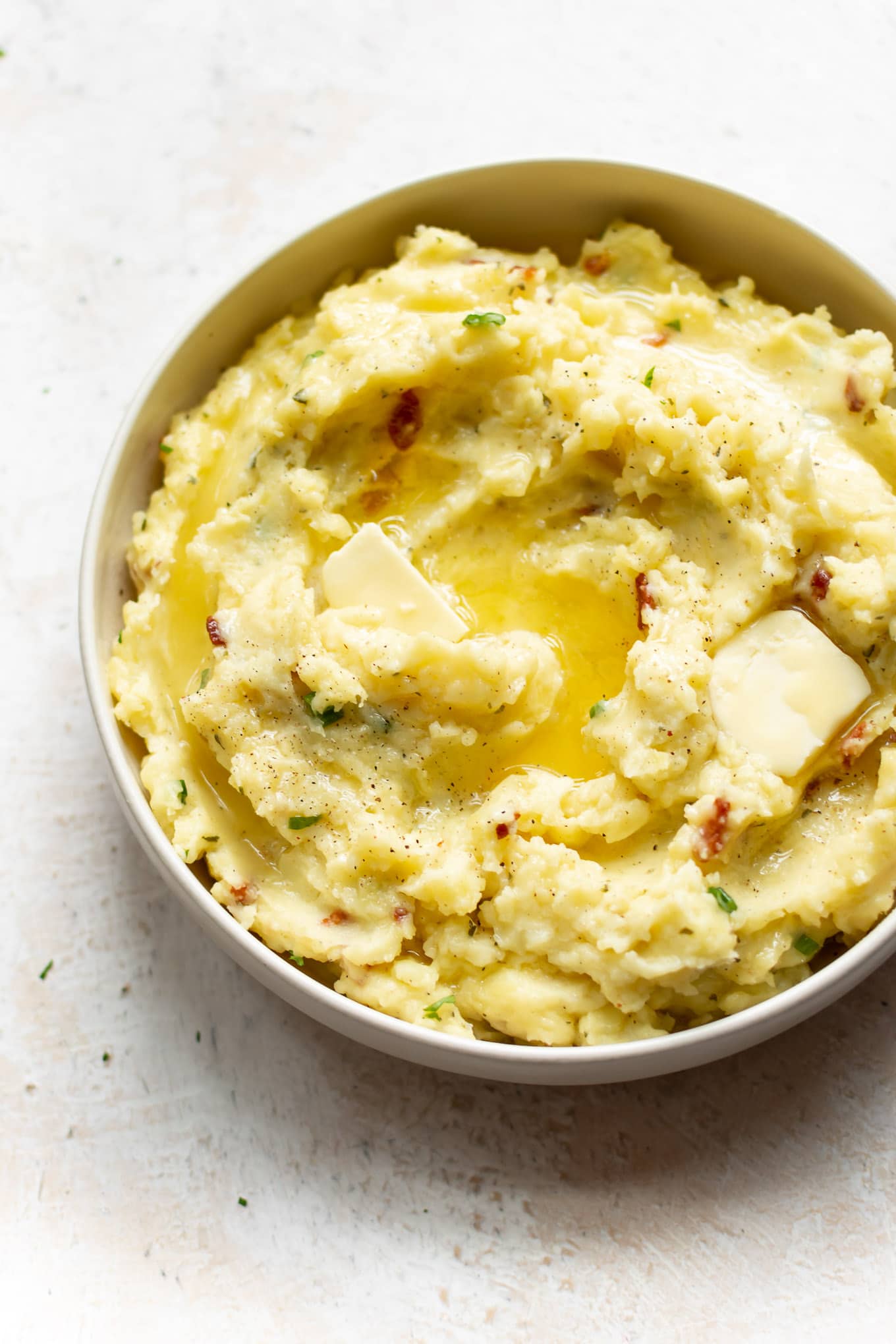 Bacon Ranch Mashed Potatoes • Salt & Lavender