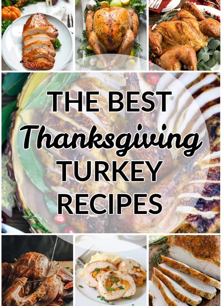 the best Thanksgiving turkey recipes collage