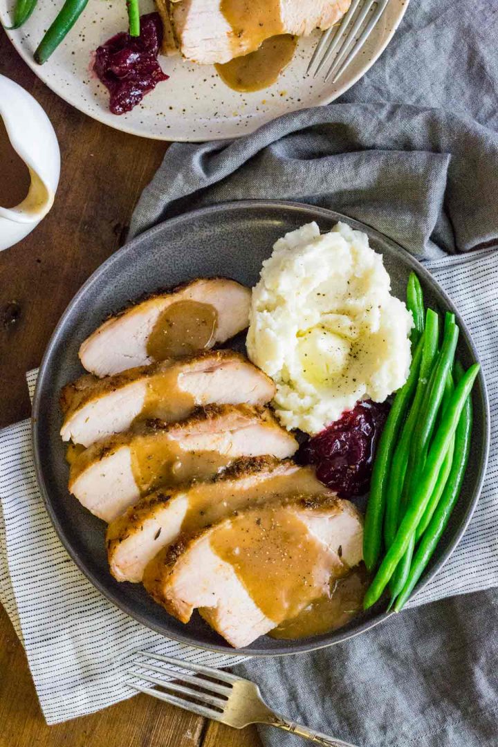 Crockpot turkey breast and gravy