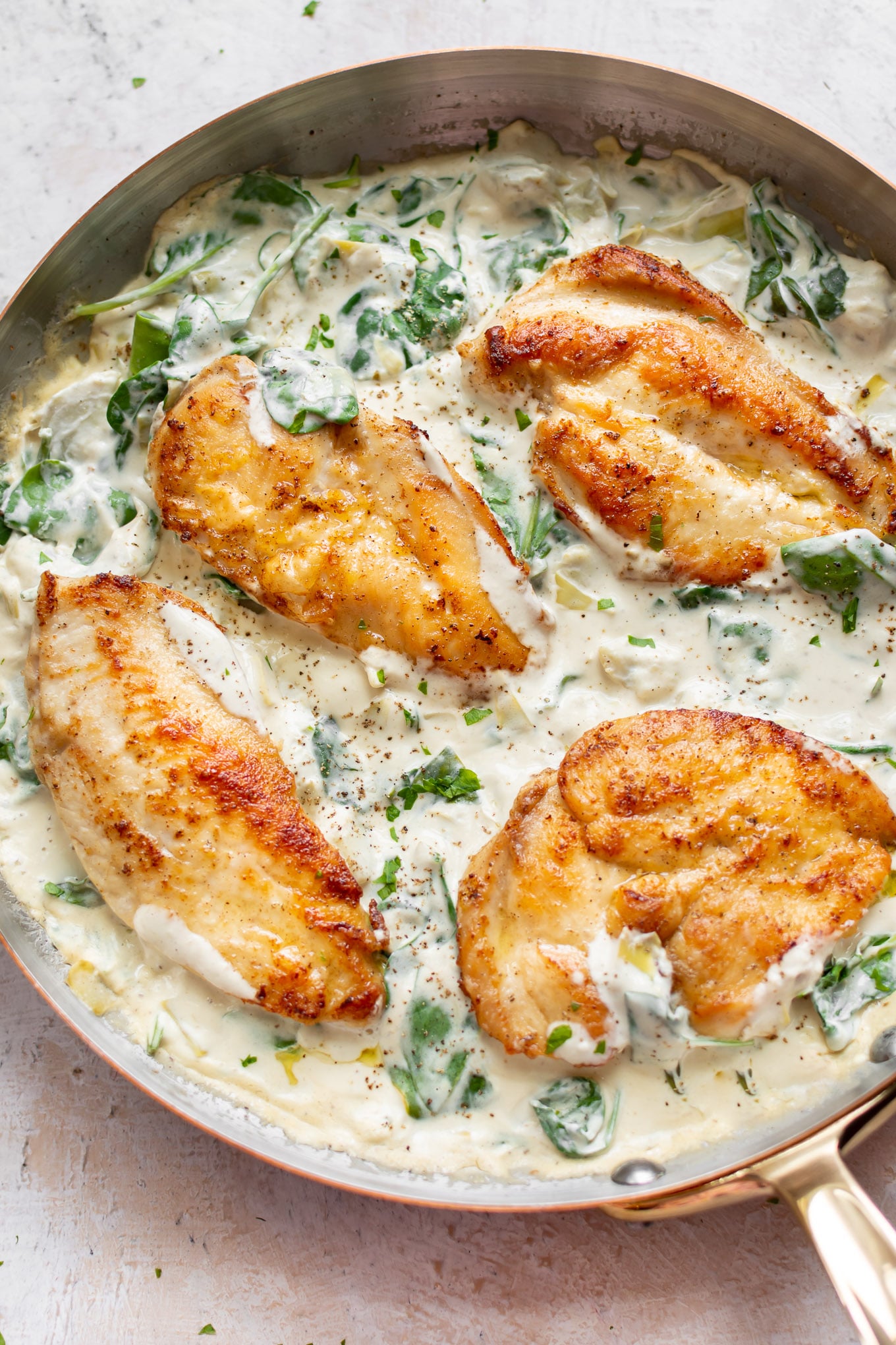 Spinach Artichoke Chicken • Salt & Lavender