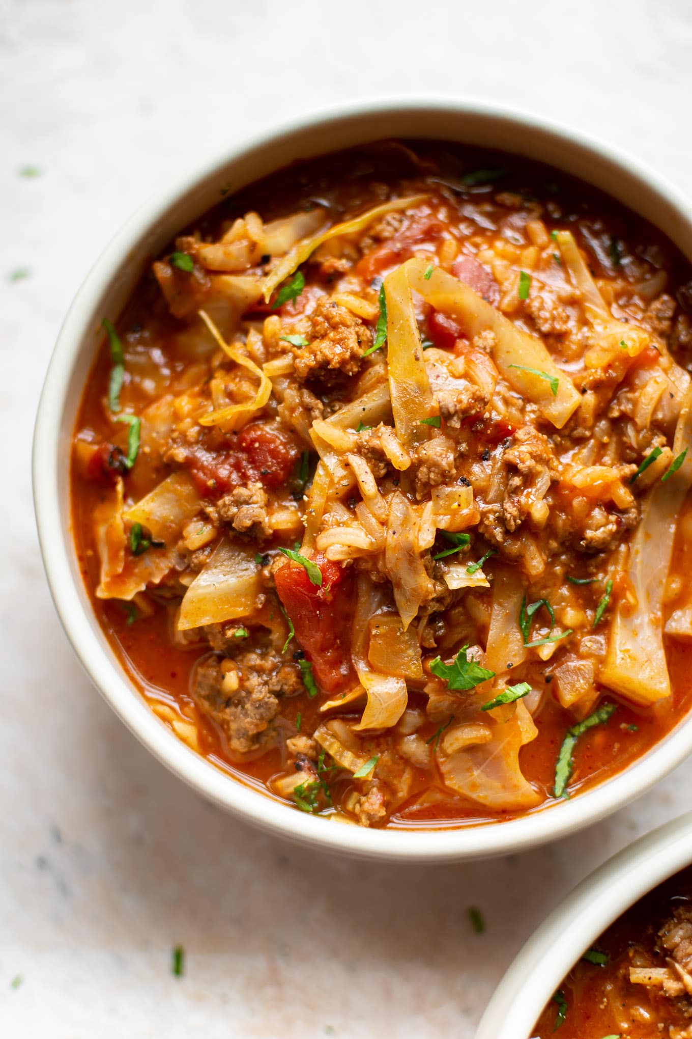 cabbage roll diet soup