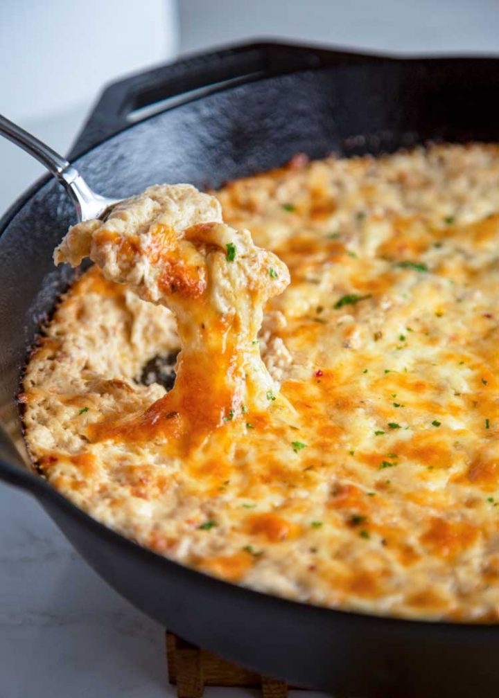 Cajun hot crab dip