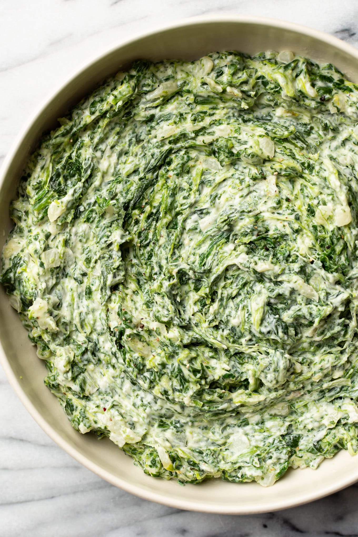 The Best Creamed Spinach Salt Lavender