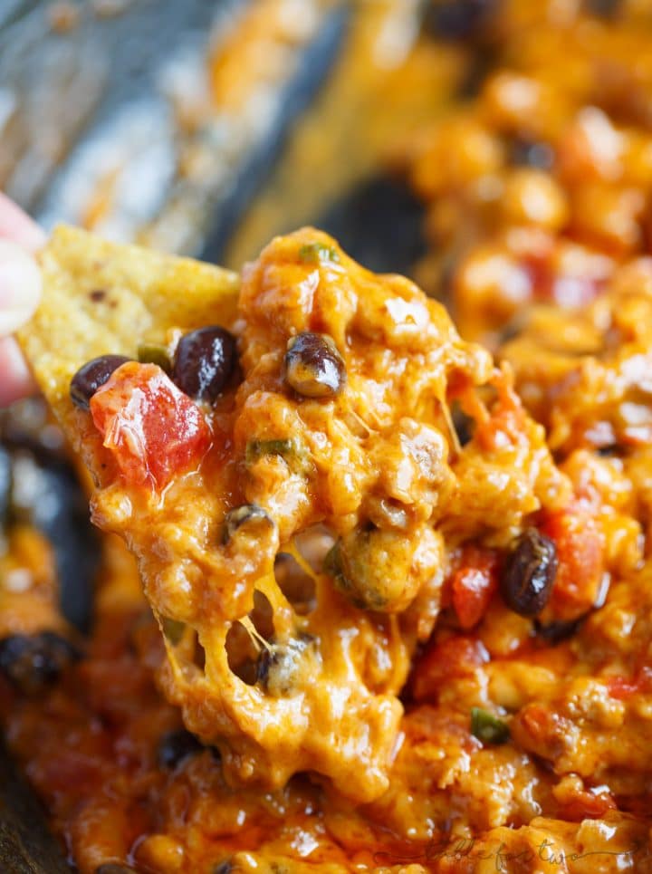 chorizo chili cheese dip