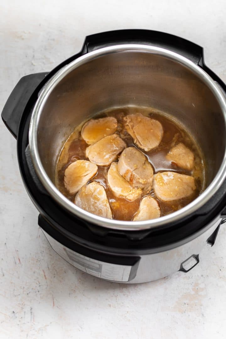 honey garlic pork tenderloin in Instant Pot