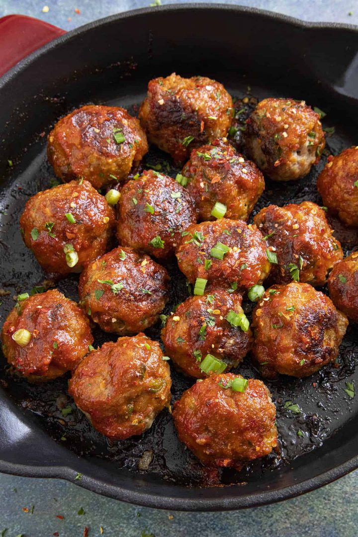 honey sriracha turkey meatballs