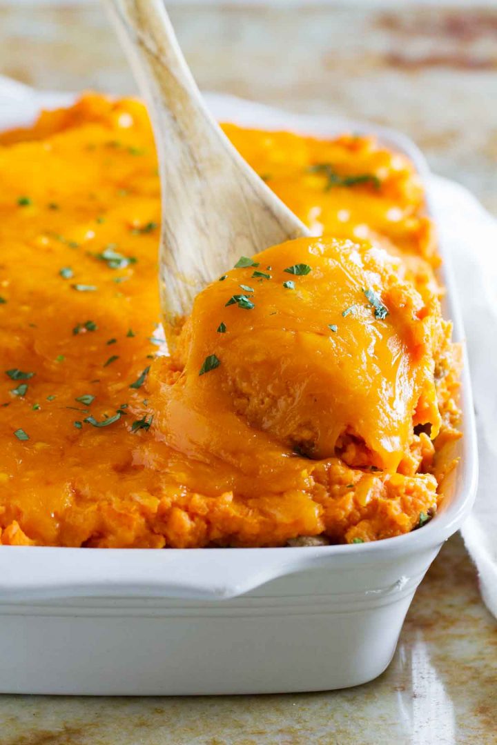 turkey sweet potato shepherd's pie