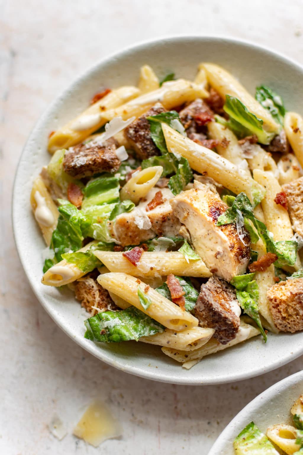 Chicken Caesar Pasta Salad • Salt & Lavender