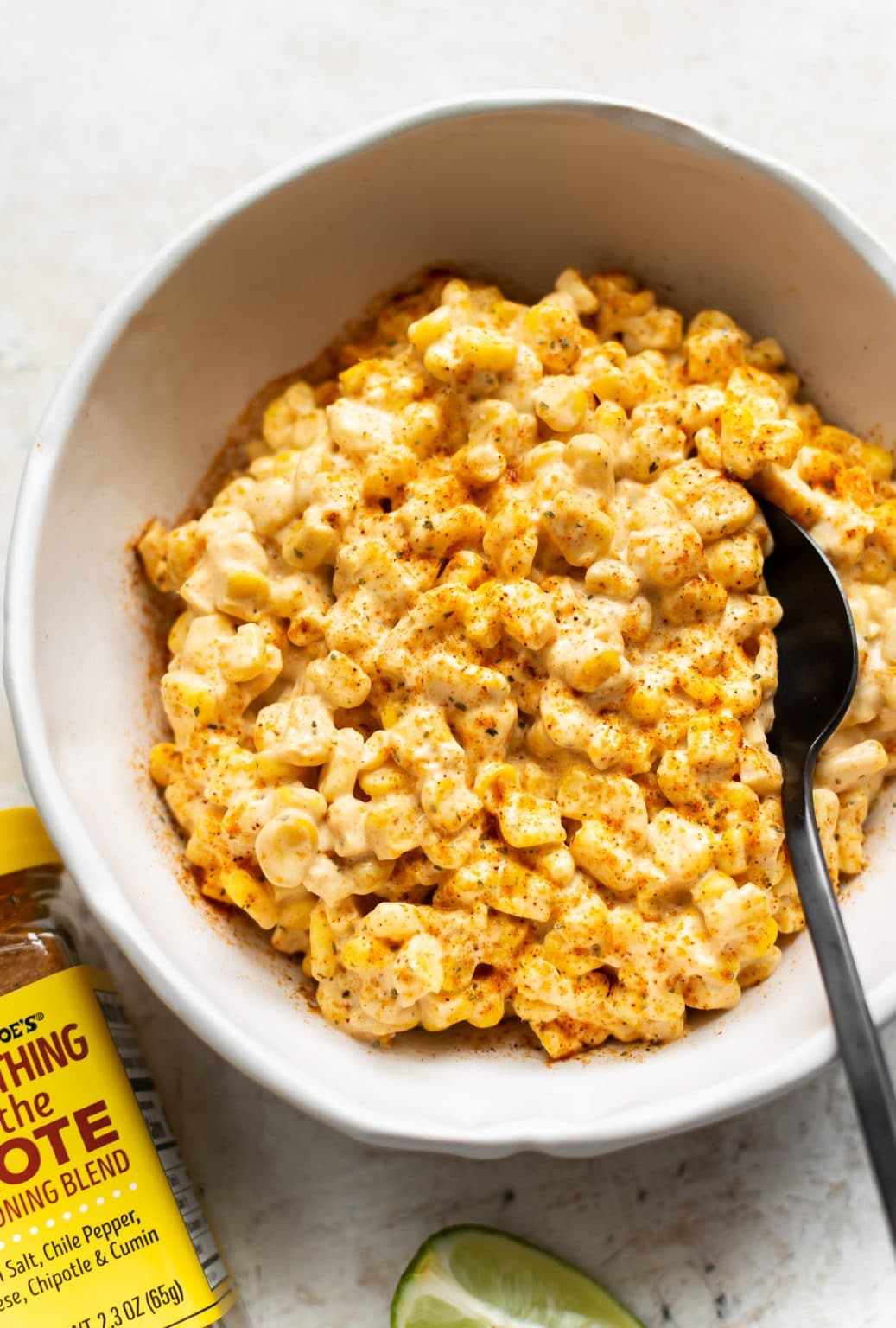 Elote Creamed Corn • Salt & Lavender